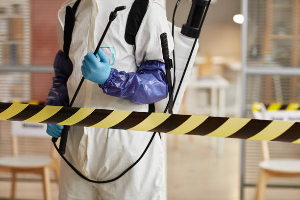Professional Biohazard Cleanup technician working in Amlin, OH